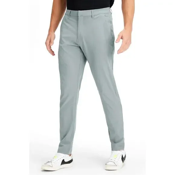 Fabletics 31x30 The Only Pant Gray Lightweight Pull On Mid Rise Pants 5 Pocket - Picture 1 of 11